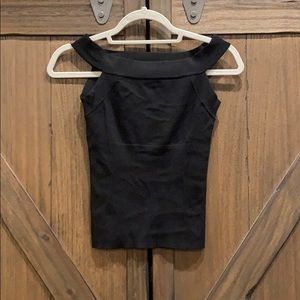 gorgeous WHBM silk blend off the shoulder top, XS